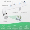 Best Toilet Attachment Dual Retractable Nozzle Fresh Water Non Electric Clear Rear Bidet