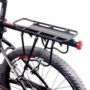 Bicycle Luggage Carrier Cargo Rear Rack Shelf Cycling Bag Stand Holder Trunk Fit 20-29 Mtb and 4.0 Fat Bike