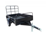 black color powder coating farm trailer box trailer for sale