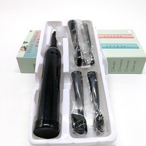 Black Custom Logo Adult Electric Toothbrush with Head Holder and  Case