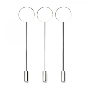 Blank DIY Clutch pad Stainless Steel Safety Pins Brooches