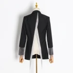 Blazers Coat Outerwear Tops Office Wear Long Sleeve Casual Women Female Ladies Clothing