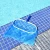Import Blue aluminium frame Handheld cleaning Swimming Pool Leaf Rake deep net from China