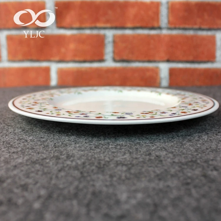 bone china custom manufacturers kitchen crockery plates for wedding ceramic plate