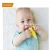 Import BPA Free Custom Silicone Teething Toys Fruit Banana Baby Teether from China