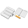 BQ-1200 Non Stick BBQ Grilll Mesh Mat Basket Stainless Steel Barbecue Accessories Tools