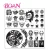 Import BQAN 2018 Majot Dijit Halloween Style Metal Nail Art Stamping Plates In Other Nail Supplies from China
