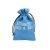 Import Brand Jewelry Packaging Gift Pouch Velvet Drawstring Bag With Ribbon String Hot Stamping Logo from China