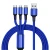 Import brand new product usb cable copper 3 in 1 type c usb cables 125cm nylon braided wire from China