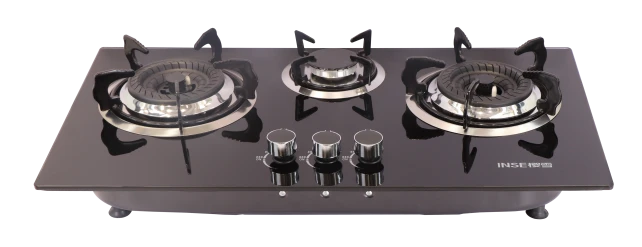 Built-in gas hob/gas cooker/Tempered Glass/ 3burners/Q1920(B)