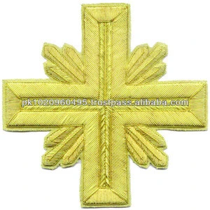 Byzantine Liturgical Embroidered Crosses / Gold Bullion Embroidered Cross