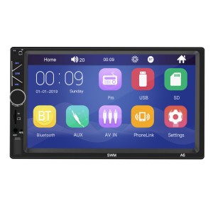 Car 2 DIN 7 Inch Bluetooth Audio In Dash Touch Screen Car monitor Car Audio Stereo double din MP3 MP5 Player Touch Screen