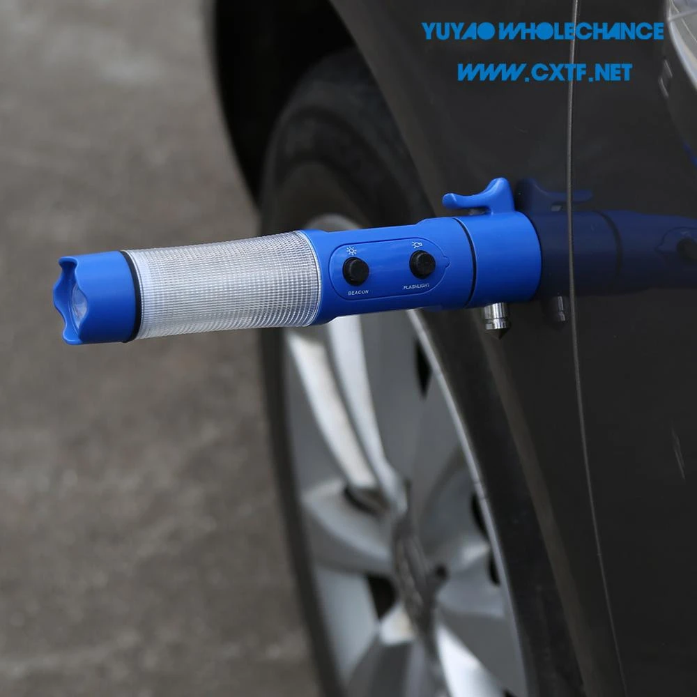 Car Multifunction Safety Tool 5 in 1 Car Emergency Hammer