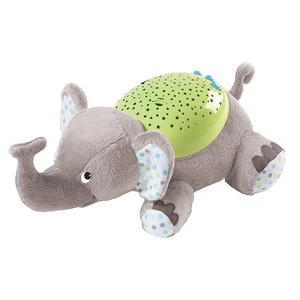 Cartoon elephant toy stuffed and plush toy animal with lighting and music