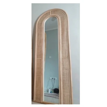 Cascadia mirror natural rattan cane decor home furniture