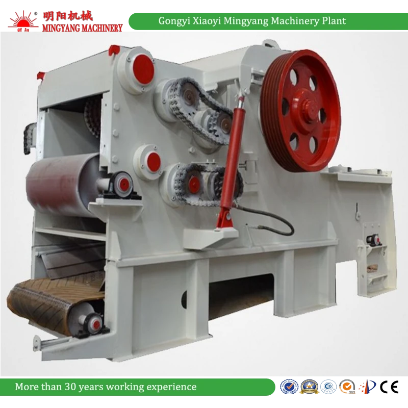 CE Approved Wood Log Wood Branch Industrial Wood Chipper With 4 Knives