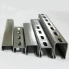 Ce Certificate Half Slot Electrical Galvanized Stainless Steel Unistrut C Channel Metal Slotted Strut Channel