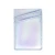 Import cell phone card holder sticker on back of phone holographic iridescent silver pu leather wallet from China