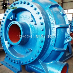 Centrifugal sand and gravel pump with marine diesel engine used in gold minerals dredging dredger