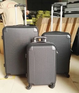 Cheap ABS Three Piece Luggage Set , Hard ABS Suitcase Sets Promotion Luggage