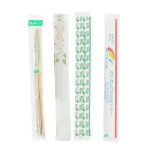 Cheap disposable chopstick with customized logo bamboo chopsticks fore sale