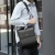 Import Cheap High Quality Men Shoulder Business Leisure Fashion Cross-body Black Messenger Bag from China
