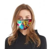 Cheap wholesale fast deliver 16 existing fashion rainbow designs washable reusable polyester cloth facemask kids party maskes