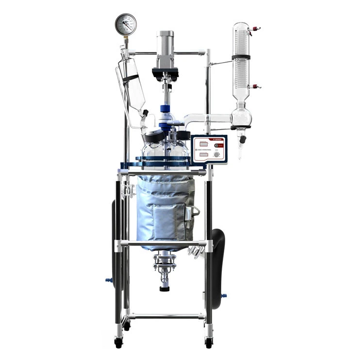 Chemical Double Layer Explosion Proof Batch Jacketed Glass Reactor