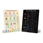 chengke Kitchen refrigerator magnet Food Cookability Measurement Conversion table British metric to Standard conversion sticker