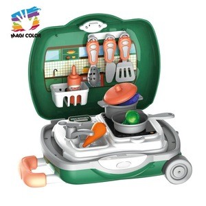Child cooking tool plastic tableware kitchen play set toy  P10D006