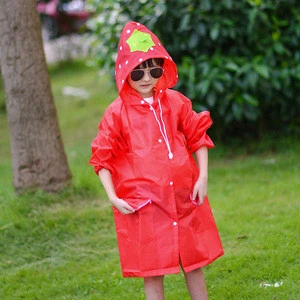 Children Raincoat Thickened Animal Cartoon Baby Poncho Kids Rain Coat Boy Girl Rain Gear Waterproof Cute Rain Suit