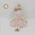 Import china handmade custom girl cloth fabric plush baby cheap 100% polyester plush fabric soft rag doll from China