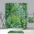 Import china modern 100% polyester cactus bathroom shower curtain/bath curtain from China