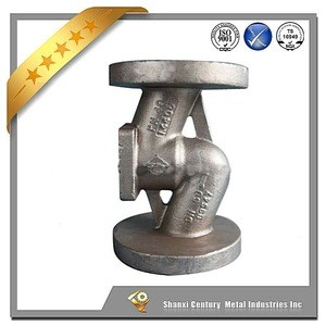 China OEM astm a216 wcb cast steel globe valve body