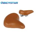 China supplier black PU leather bicycle saddle super light comfortable bike seats for city bike bicycle seat saddle