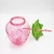 Import China supplier colorful cute strawberry shape plastic drinking water cup with straw from China