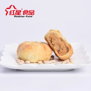 Chinese Traditional Baking Dim Sum sweet white kidney bean taste Light food