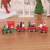 Import Christmas decoration christmas gift kid toy wooden small christmas train gift from China