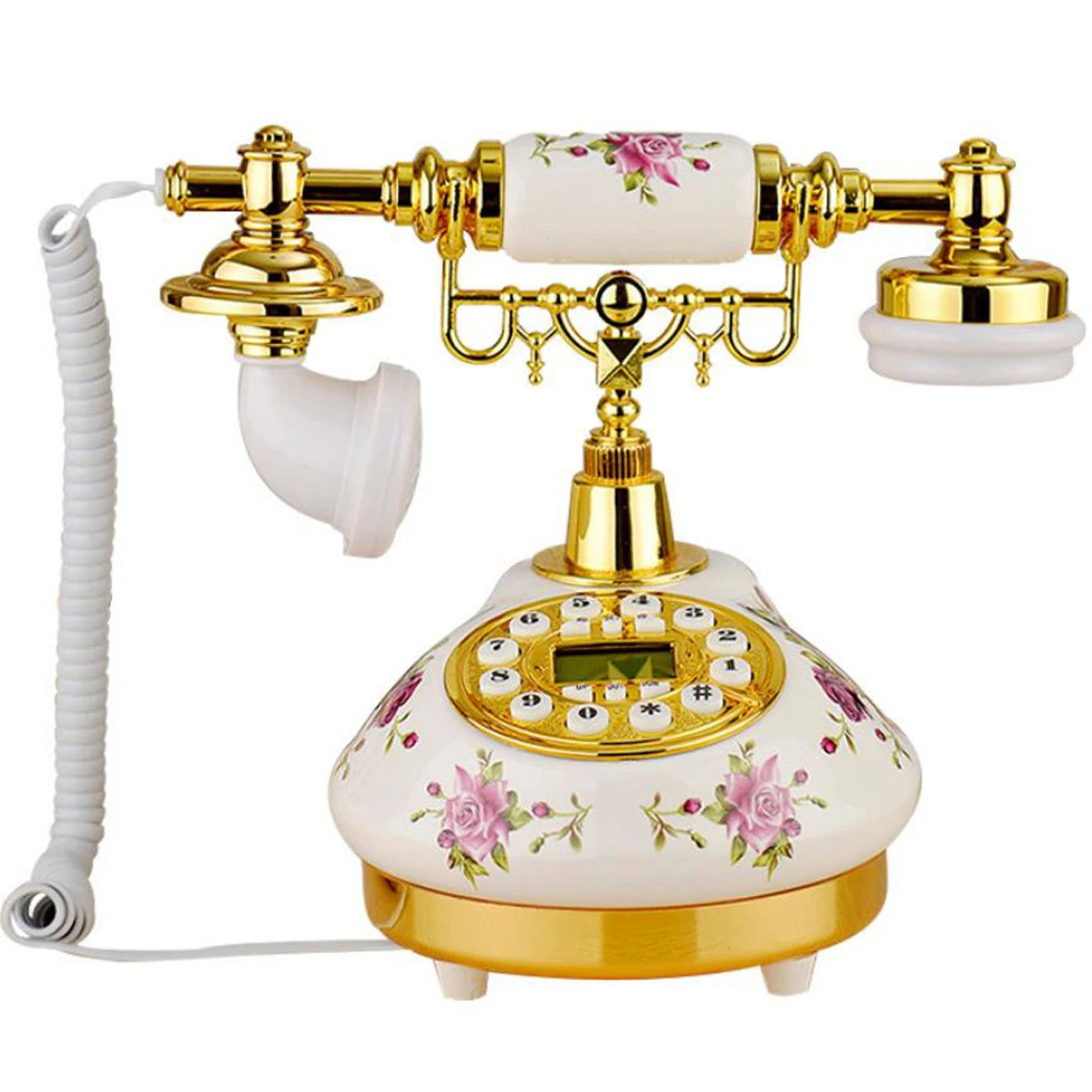 Christmas Gift Unique Decorative Vintage Antique Telephone Corded Phone