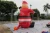Import Christmas inflatables 4mH huge inflatable Santa Claus advertising inflatables for event from China