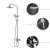 Import Chrome Surface Finishing Big Size Shower Room Top Rainfall Shower Mixer Faucet For Bathroom from China