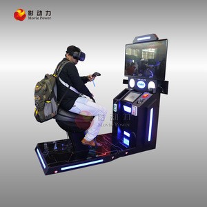 Coin Operated amusement park rides vr 9d horse racing equipment Supplies 9D Vr Horse shooting simulator Game Machine for sale