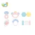 Import Colorful Infant Bell Ring Toys, Baby Rattles set from China