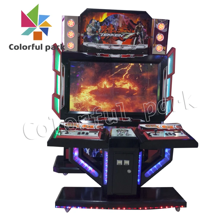 Colorful Park dubai arcade video game machine push coin game machine street fighter game machine