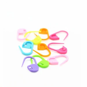 Colorful Plastic Knitting Weave Knitting Crochet Amazing Locking Stitch Needle Clip Markers Sewing Tools