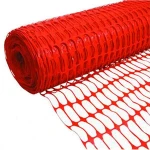 Colorful traffic safety fence barrier for roadway safety