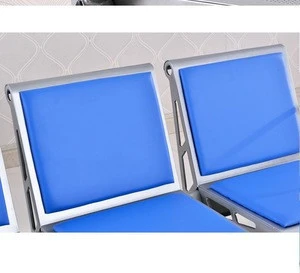 Colorfulcn Furniture PU Cushion Stainless Steel Waiting Chairs YA-82A