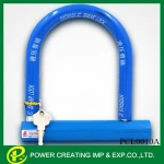 Colourful bike secruity lock bicycle u lock