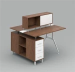 Commercial Office Furniture 2 Person Melamine Computer Staff Workstation Desk HX-8NE1067