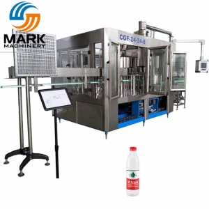 Complete Automatic Pure Bottled Water Filler Filling Bottling Production Line / Machinery And Equipment For Mineral Water Plant